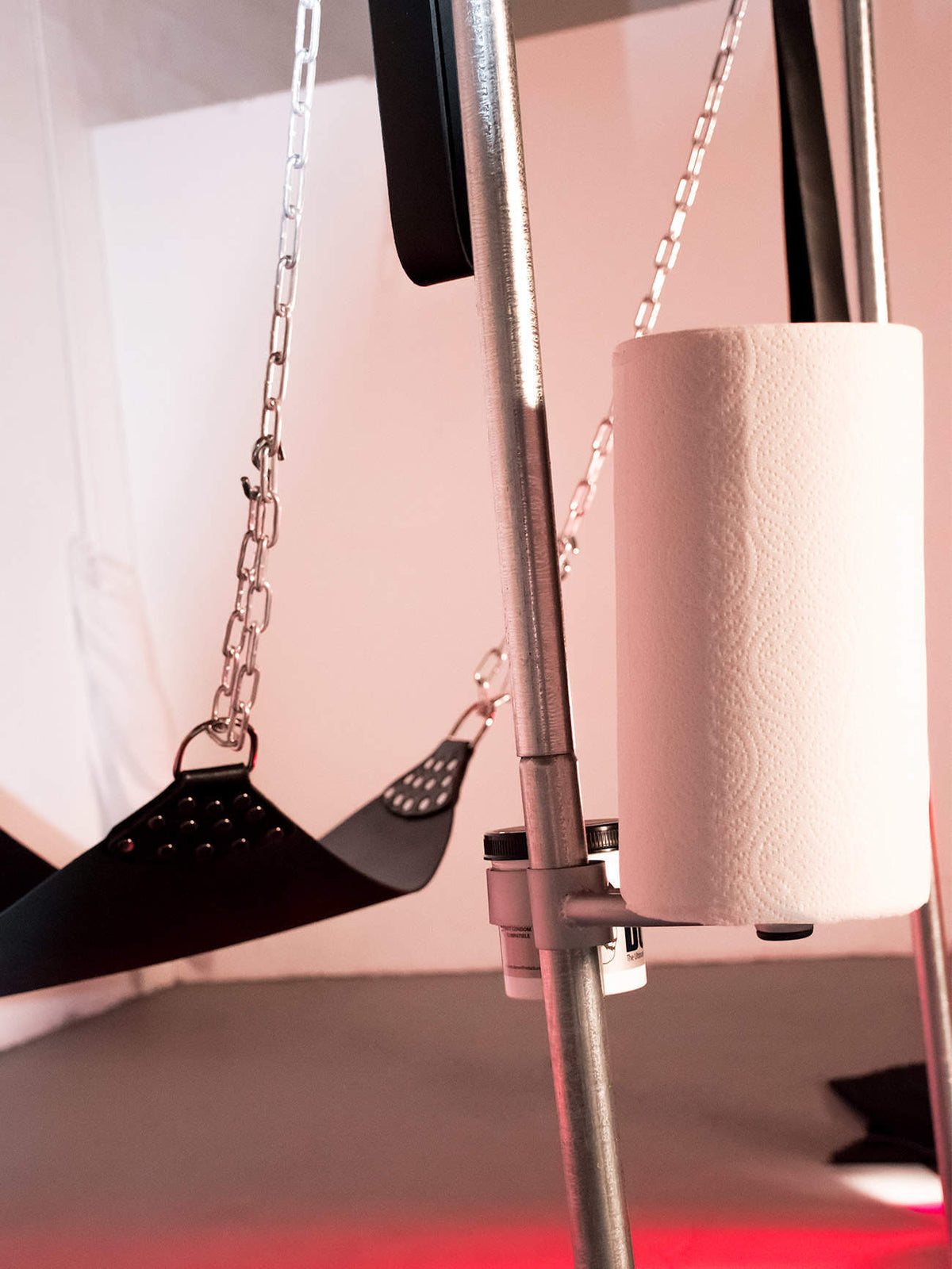Water/Lube and Paper Towel Holder