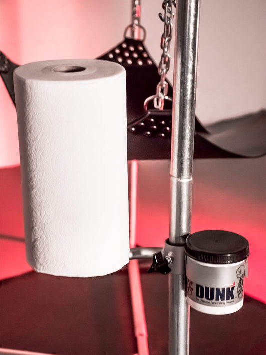 Water/Lube and Paper Towel Holder
