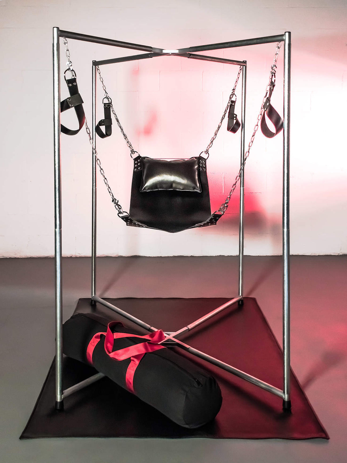 Leather Self-Tightening Ankle Restraints/Stirrups